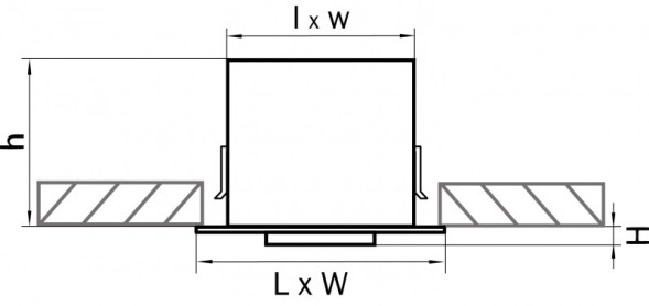 Встраиваемый точечный светильник Lightstar CARDANO 214117