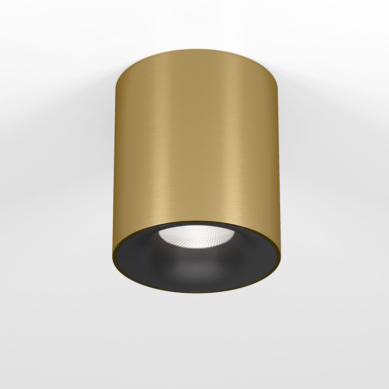 Накладной точечный светильник Elektrostandard 25116/LED 12W 4000K латунь PRIMO