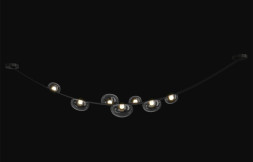 Потолочный светильник Crystal Lux BOSQUE BOSQUE SP7 L3000 BLACK/TRANSPARENT