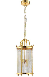 Подвесной светильник Crystal Lux TADEO TADEO SP4 D200 GOLD/TRANSPARENTE