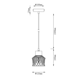 Подвесной светильник Escada AVERIO 10174/1S White