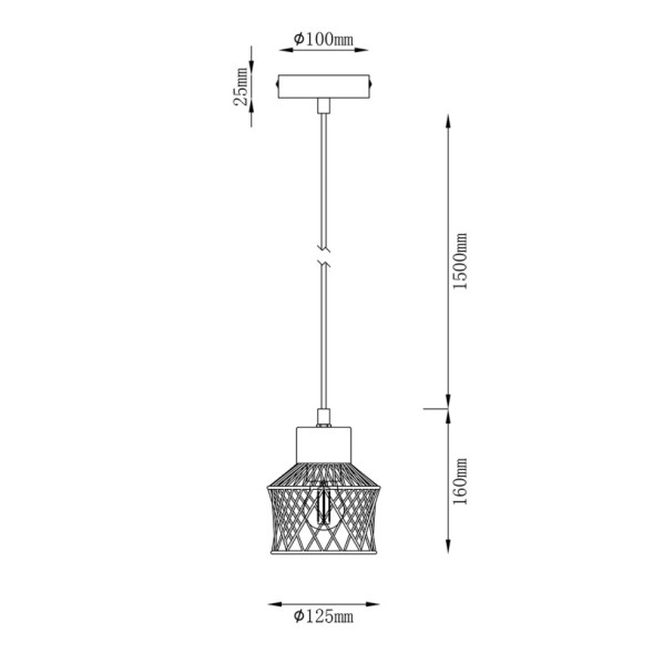 Подвесной светильник Escada AVERIO 10174/1S White