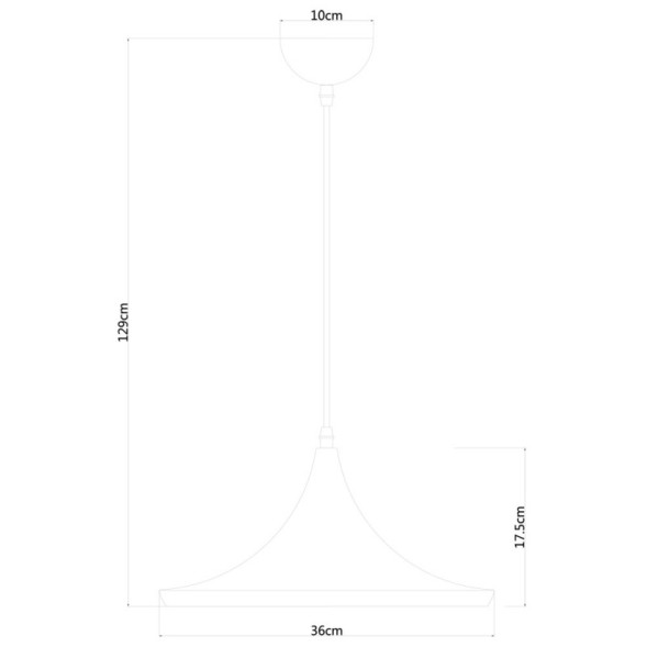 Подвесной светильник ARTE Lamp Cappello A3406SP-1BK