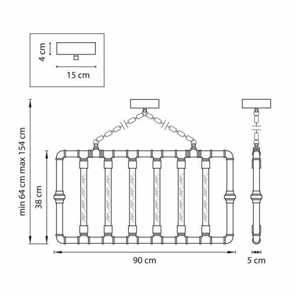 Подвесная люстра Lightstar Condetta 740064