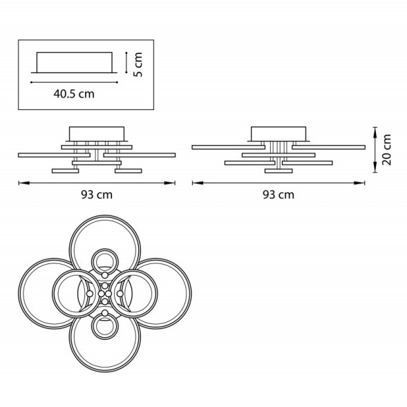 Потолочный светильник Lightstar Breve 749092