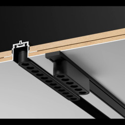 Накладной магнитный шинопровод Novotech SMAL Track Black 135195