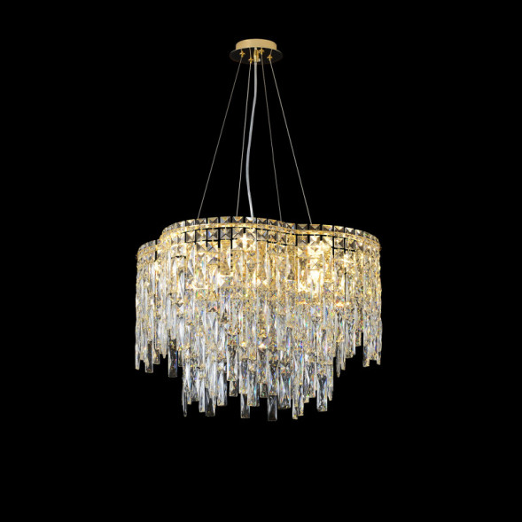 Подвесная люстра Crystal Lux ABRIL ABRIL SP12 GOLD