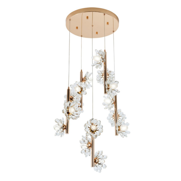 Каскадная люстра MODELUX ML.1855.15 GD