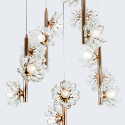 Каскадная люстра MODELUX ML.1855.15 GD