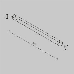 Трековый светильник Maytoni Technical BASIS TR000-1-24W3K-B_1