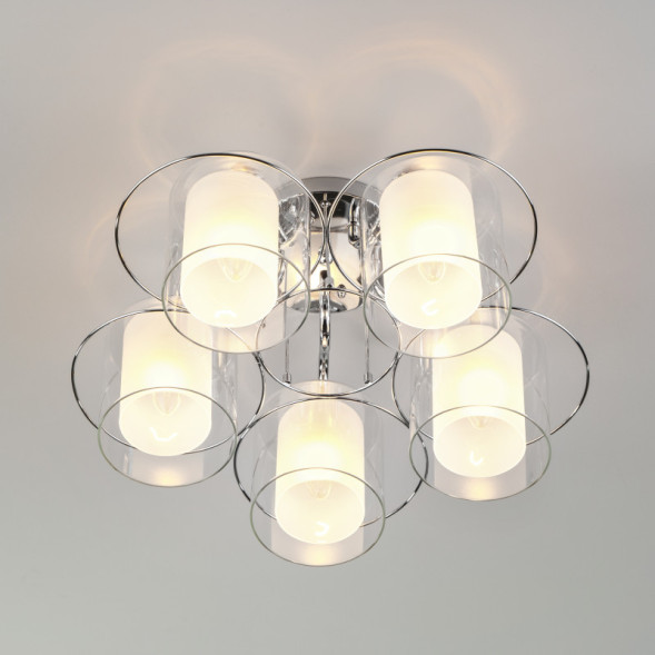 Люстра на штанге Eurosvet Darcy 30160/5 хром