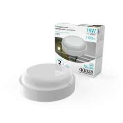 Пылевлагозащищенный светильник Gauss ЖКХ Gauss Elementary 126411215-S