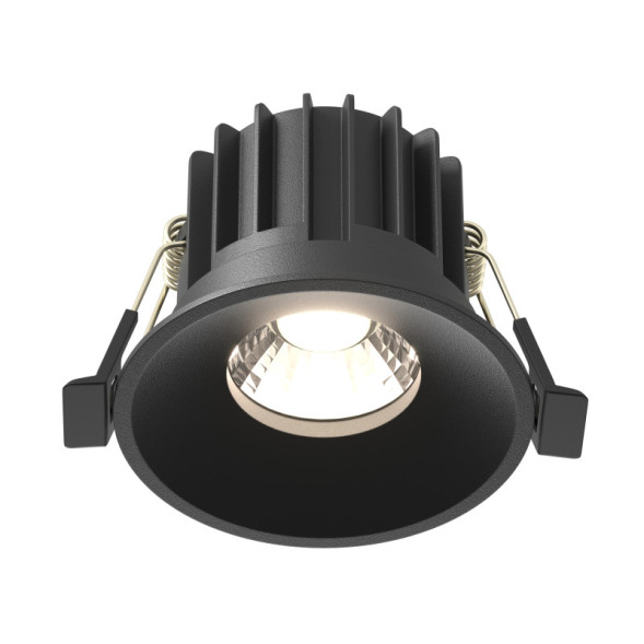 Встраиваемый точечный светильник Maytoni Technical ROUND DL058-12W-DTW-B