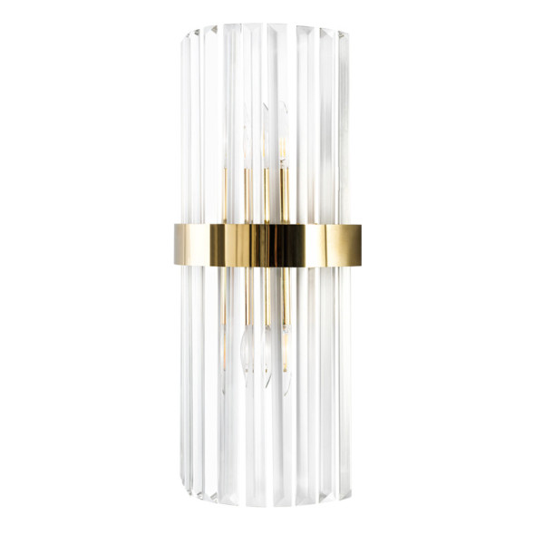Бра Crystal Lux Sorpresa SORPRESA AP2 BRASS/TRANSPARENTE