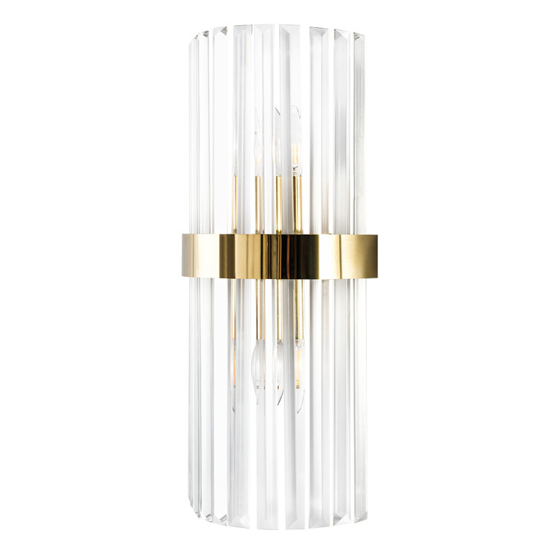 Бра Crystal Lux Sorpresa SORPRESA AP2 BRASS/TRANSPARENTE