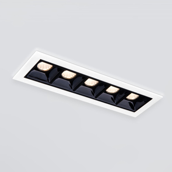Встраиваемый точечный светильник Elektrostandard 9921 LED 10W 4200K белый/черный