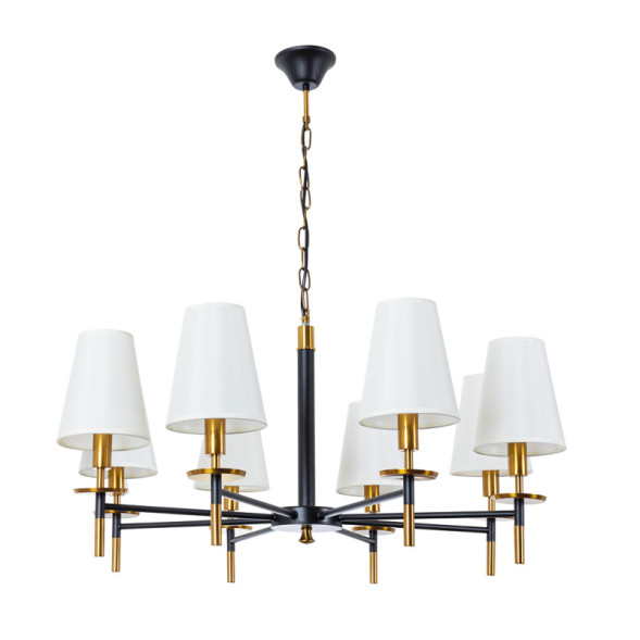 Подвесная люстра ARTE Lamp Riccardo A4075LM-8BK
