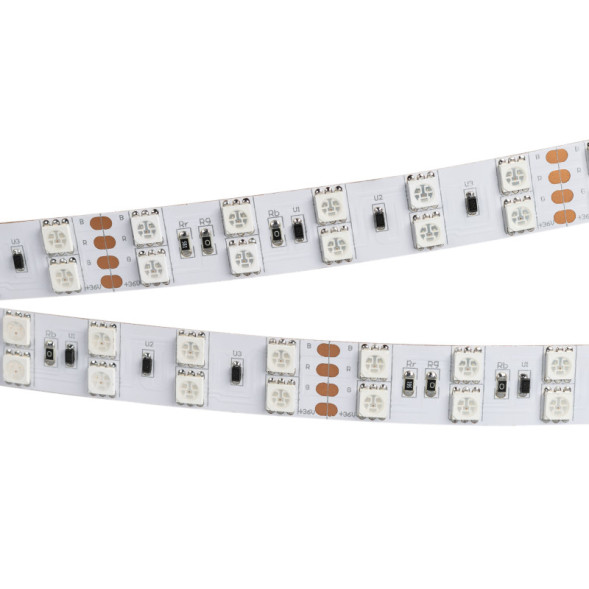 Лента Arlight RT 2-5000 5060 015080 130W 36V RGB IP33