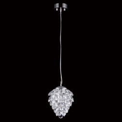 Подвесной светильник Crystal Lux CHARME CHARME SP1+1 LED CHROME/TRANSPARENT