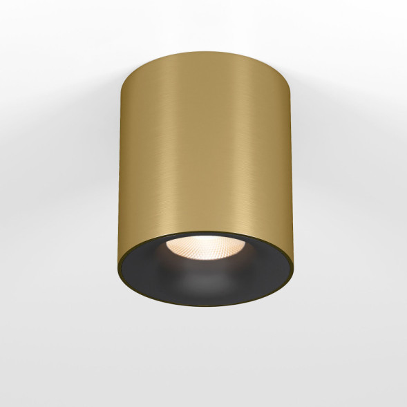 Накладной точечный светильник Elektrostandard 25116/LED 12W 3000K латунь PRIMO