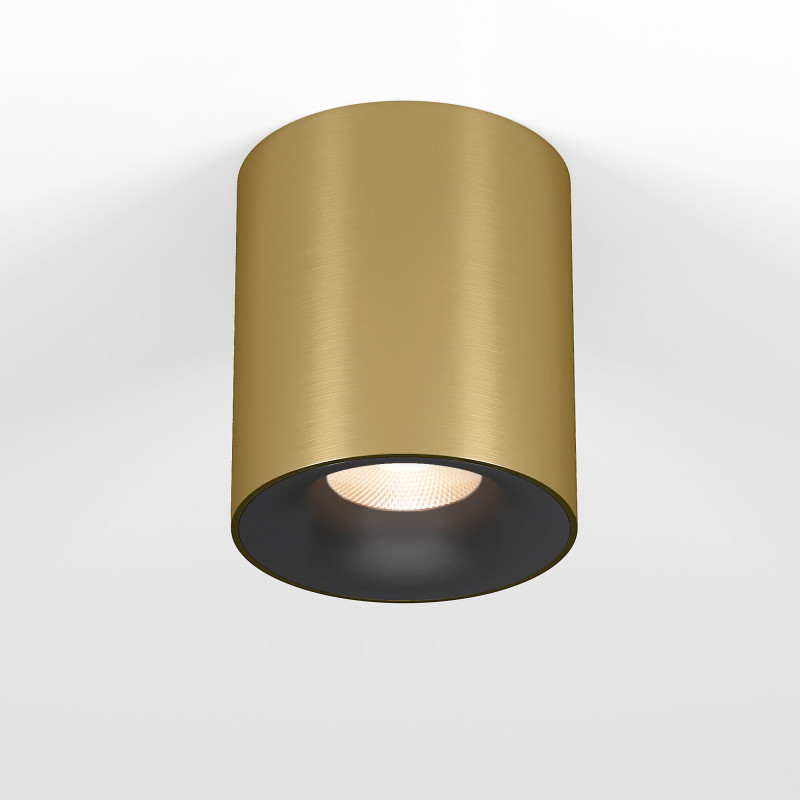 Накладной точечный светильник Elektrostandard 25116/LED 12W 3000K латунь PRIMO