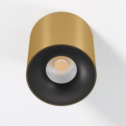 Накладной точечный светильник Elektrostandard 25116/LED 12W 3000K латунь PRIMO