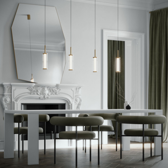 Подвесной светильник Eurosvet 50386/1 LED латунь Stark