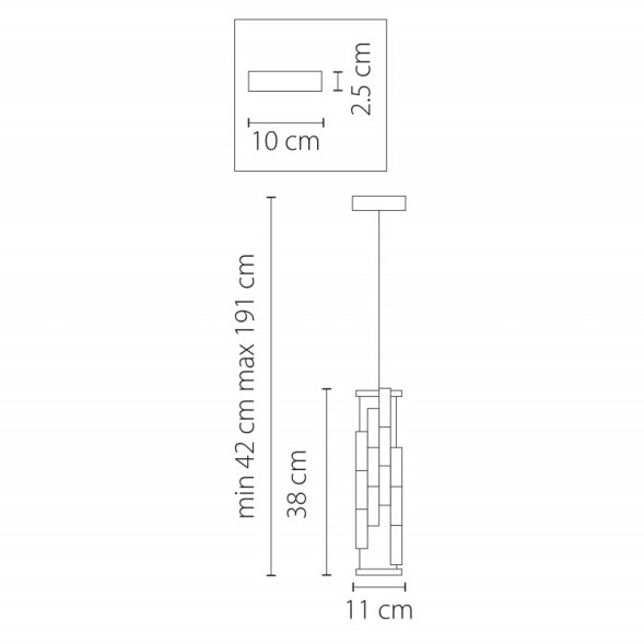 Подвесной светильник Lightstar LIMPIO 722030