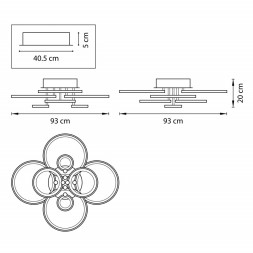 Потолочный светильник Lightstar Breve 749094