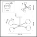 Люстра на штанге LUMION Sandra 4530/6C