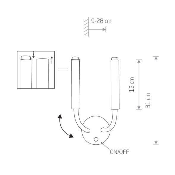 Бра Nowodvorski STALACTITE 8354