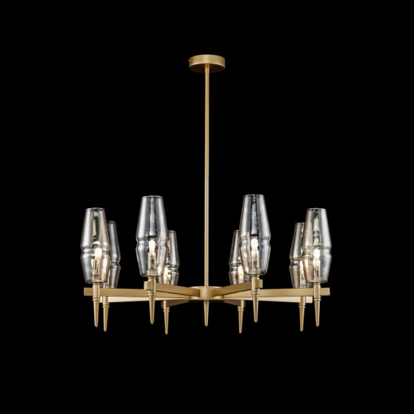 Люстра на штанге Maytoni Lita H002PL-08G