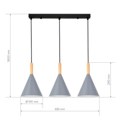 Подвесной светильник Evoluce ARKET SLE1255-413-03