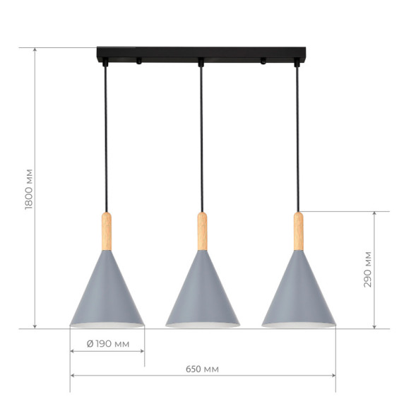 Подвесной светильник Evoluce ARKET SLE1255-413-03