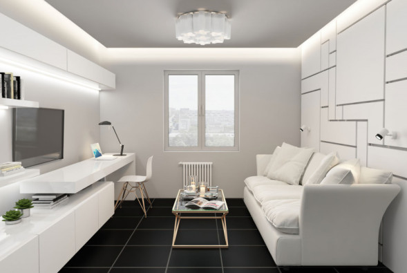 Спот Eurosvet Morgan 20124/1 белый/ черный