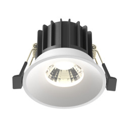 Встраиваемый точечный светильник Maytoni Technical ROUND DL058-12W-DTW-W