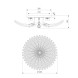 Люстра потолочная Eurosvet 101015/10 латунь Smart Flowers