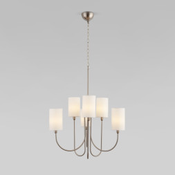 Подвесная люстра Eurosvet ABBEY 60164/6 никель