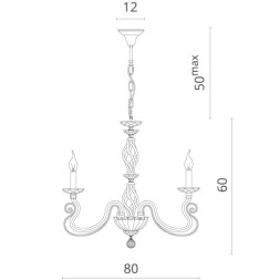 Подвесная люстра Divinare Milano 8825/03 LM-8
