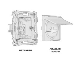 Розетка Ambrella Volt MA908010 ALFA QUANT