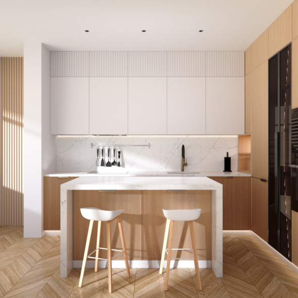 Встраиваемый точечный светильник Denkirs SPACE DK2510-WB