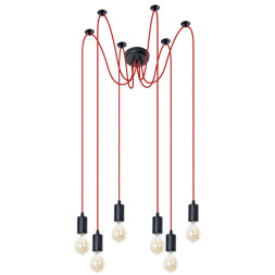 Подвесная люстра ARTE Lamp BENDER A4322SP-6RD