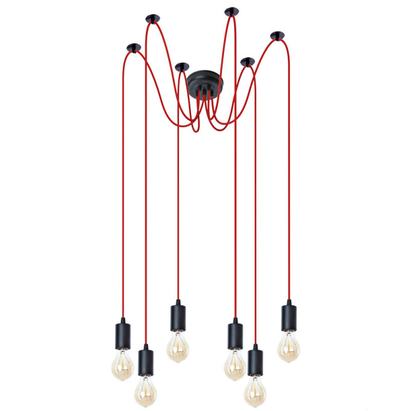 Подвесная люстра ARTE Lamp BENDER A4322SP-6RD