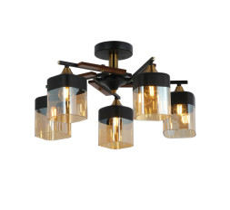 Люстра на штанге Freya FR5154PL-05B GLITZ