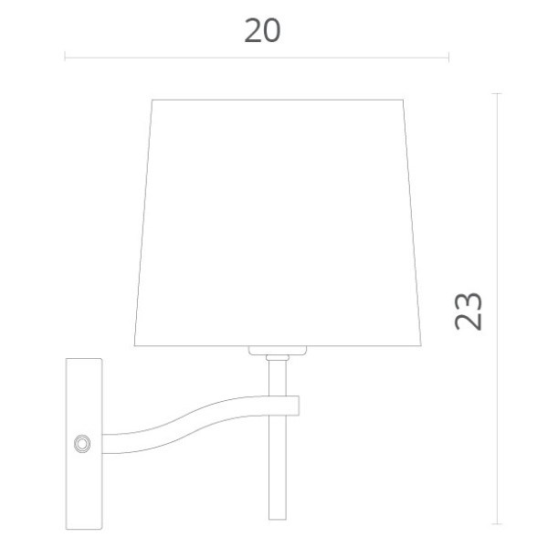 Бра Divinare Soprano 1341/02 AP-1