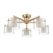 Потолочная люстра LUMION Verdi 6587/5C