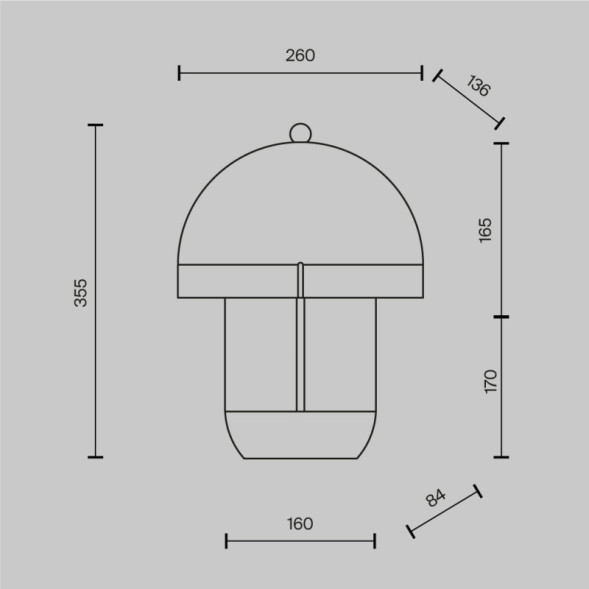 Настольная лампа Maytoni Hope MOD479TL-L14W3K