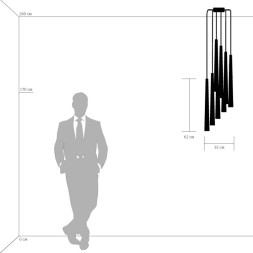 Каскадная люстра Lightstar PUNTO 807086