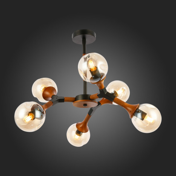 Люстра на штанге Evoluce RAQUEL SLE109402-06