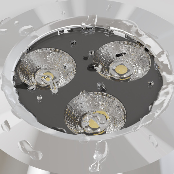 Тротуарный светильник Maytoni Flash O044DL-L3S3K